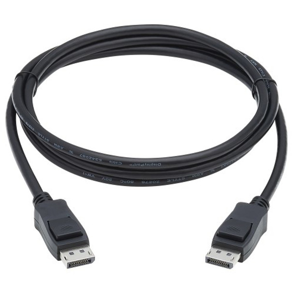 Tripp Lite DisplayPort 1.4 Cable with Latching Connectors - 8K UHD, HDR, 4:2:0, HDCP 2.2, M/M, Black, 1.83 m 105838