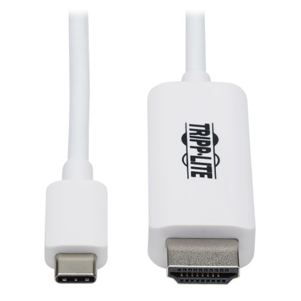 Tripp Lite USB-C to HDMI Adapter Cable (M/M), 4K, 4:4:4, Thunderbolt 3 Compatible, White, 0.91 m 105858