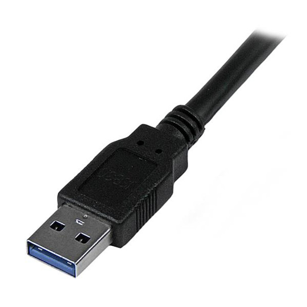 StarTech Cable USB3SAA6BK 6ft USB3.0 SuperSpeed A to A M M Cable Black Retail