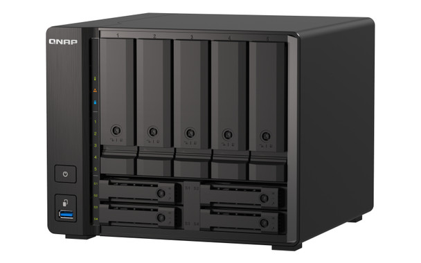 QNAP NAS TS-h973AX-32G-US 9-bay Desktop NAS Ryzen V1500B 32GB SATA PCIE Retail