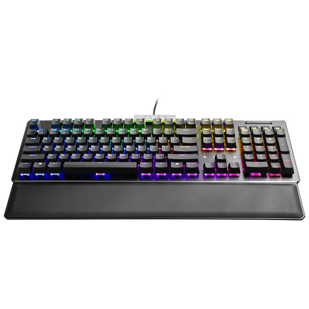 eVGA KB 821-W1-15US-KR Z15 RGB Gaming KB RGB Backlit Silver Switches Linear