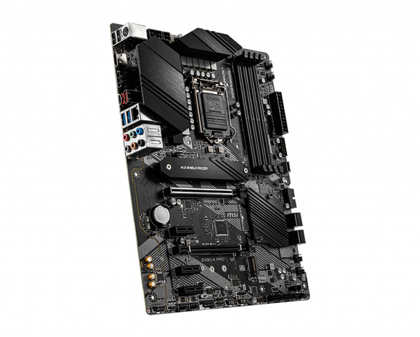 MSI Z490-A PRO Motherboard 'ATX, LGA1200, DDR4, LAN, USB 3.2 Gen2, Type C, M.2, DisplayPort, HDMI, Gen 4 Ready, 10th Gen Intel Core' 109199