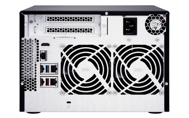 QNAP Network Attached Storage TVS-672X-i3-8G-US 6bay Core i3-8100T 3.1GHz 8GB DDR4 10GbEx1 1GbEx2 Retail