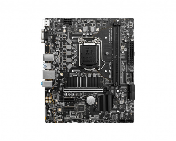 MSI Motherboard B560M-A PRO S1200 B560 64GB DDR4 PCIE mATX Retail