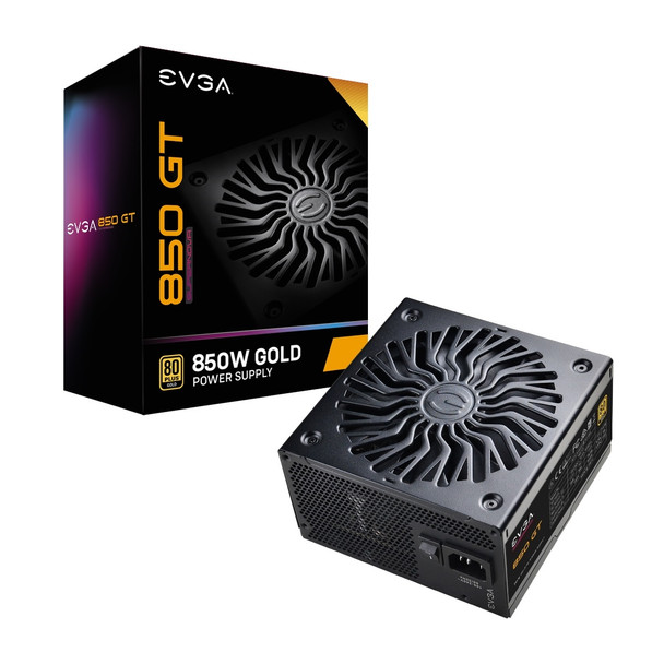 EVGA PS 220-GT-0850-Y1 SuperNOVA 850 GT 850W 80+ Gold Fully Modular FDB Fan