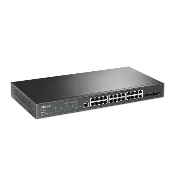 TP-Link SWT TL-SG3428 JetStream 24PT Gigabit L2 Managed Switch w  4 SFP Slots