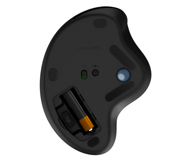 Logitech Ergo M575 mouse Right-hand RF Wireless+Bluetooth Trackball 2000 DPI 111075