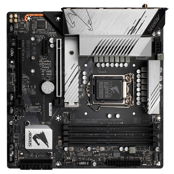 Gigabyte Motherboard B560M AORUS PRO AX B560 LGA1200 Maximum 128GB DDR4 Micro ATX Retail