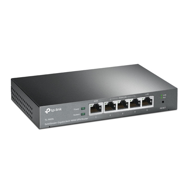 TP-Link Router ER605 Omada SDN SafeStream Gigabit Multi-WAN VPN Router Retail