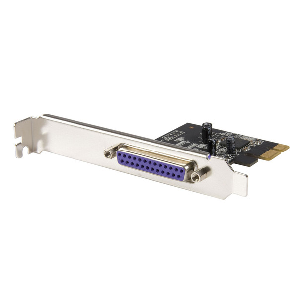 StarTech.com 1-Port Parallel PCIe Card - PCI Express to Parallel DB25 Adapter Card - Desktop Expansion LPT Controller for Printers, Scanners & Plotters - SPP/ECP - Standard/Low Profile 113695