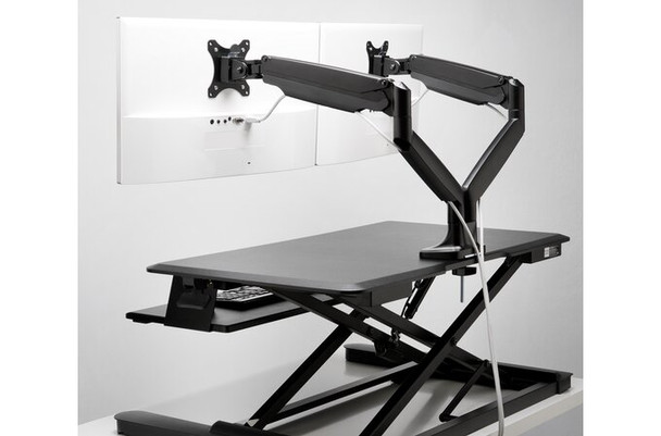 Kensington SmartFit® One-Touch Height Adjustable Dual Monitor Arm 115107