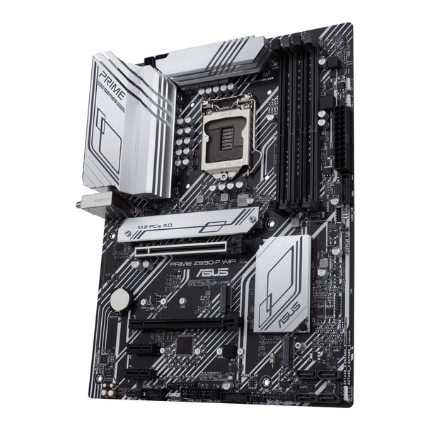 ASUS ASUS Prime Z590-P WiFi LGA 1200 (Intel 11th/10th Gen) ATX motherboard (PCIe 4.0, PRIME Z590-P WIFI