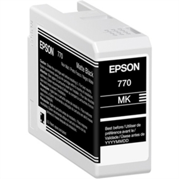 Epson UltraChrome PRO 770 Original Ink Cartridge - Matte Black