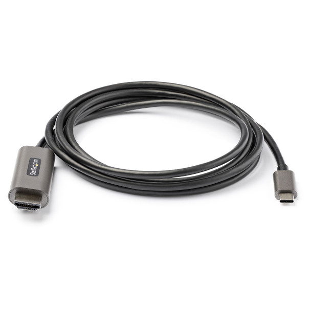 StarTech.com 6ft (2m) USB C to HDMI Cable 4K 60Hz w/ HDR10 - Ultra HD USB Type-C to 4K HDMI 2.0b Video Adapter Cable - USB-C to HDMI HDR Monitor/Display Converter - DP 1.4 Alt Mode HBR3 116214