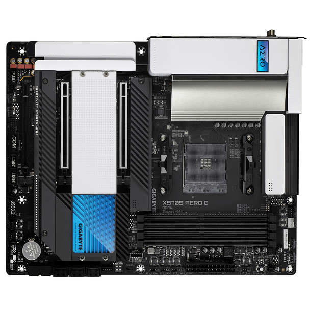 Gigabyte Motherboard X570S AERO G AMD AM4 X570 Max128GB DDR4 PCIE ATX Retail