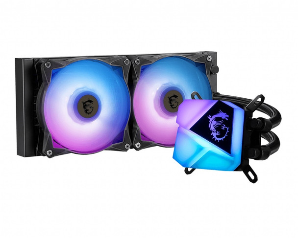 MSI Fan CLC280 MAG CORELIQUID C280 AIO Liquid CPU Cooler 140mm PWN ARGB Retail