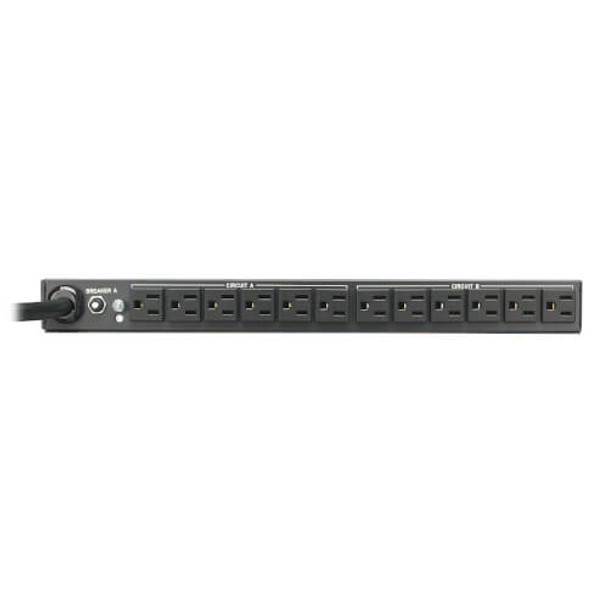 Tripp Lite PDU2430 Power Distribution Unit 19 1U 24 NEMA 5-15R 15ft Cord 24A