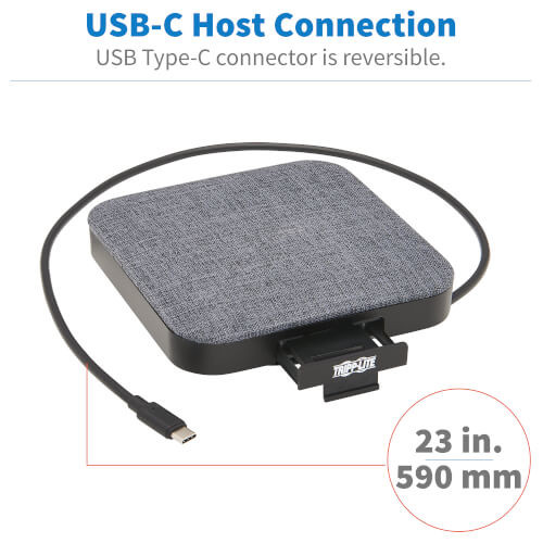 Tripp-Lite Accessory U442-DOCK17-GY USB-C Dock Single Display 4K HDMI USB 3.2 Gen 1 Retail