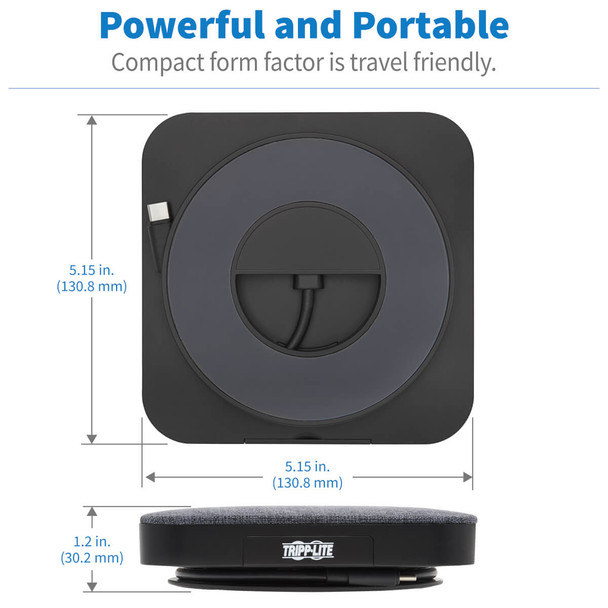 Tripp-Lite Accessory U442-DOCK17-GY USB-C Dock Single Display 4K HDMI USB 3.2 Gen 1 Retail