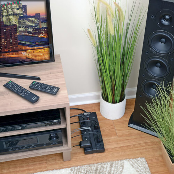 Tripp-Lite SURGE TLP1208TEL 12Outlet 8ft 2160Joule NEMA 5-15P Retail