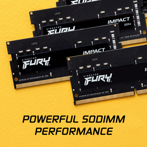 Kingston Technology Company Fury Impact 16GB DDR4 2666 SODIMM KF426S15IB1/16