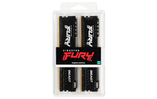 Kingston Technology Company Fury Beast 32GB (2x16) DDR4 3600 KF436C18BBK2/32