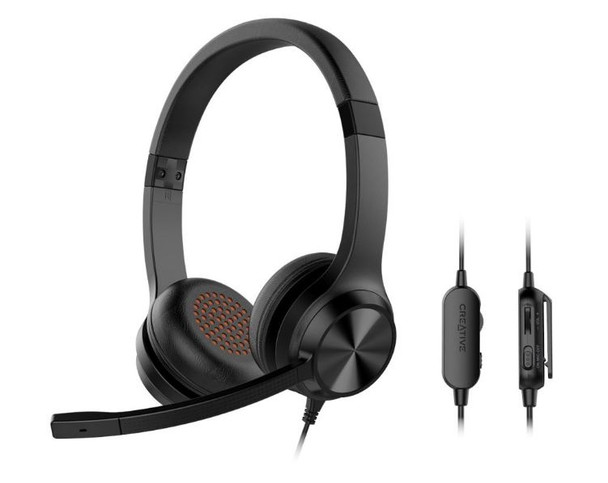 Creative Headset 51EF0970AA000 Creative Chat 3.5 mm Stereo On-ear Headset