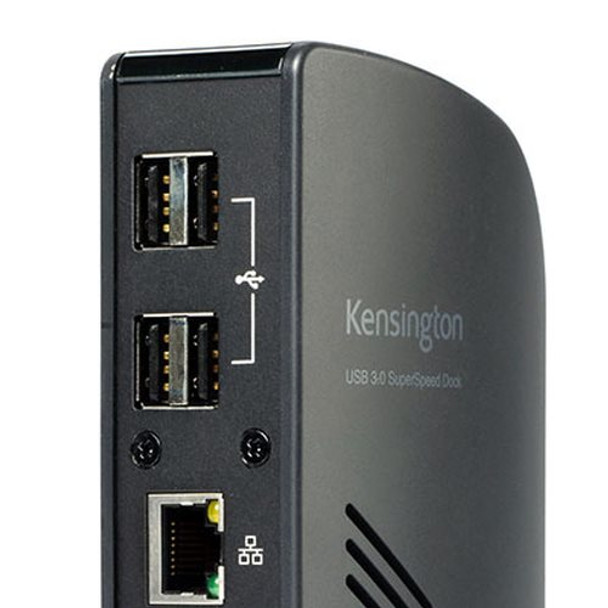 Kensington K33972US notebook dock/port replicator Wired Black 33972