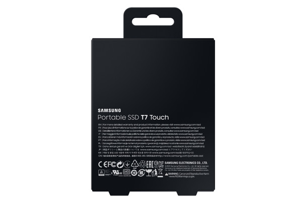 Samsung Portable SSD T7 Touch 2TB - Black MU-PC2T0K/WW