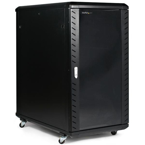 StarTech.com 22U 36in Knock-Down Server Rack Cabinet with Casters RK2236BKF