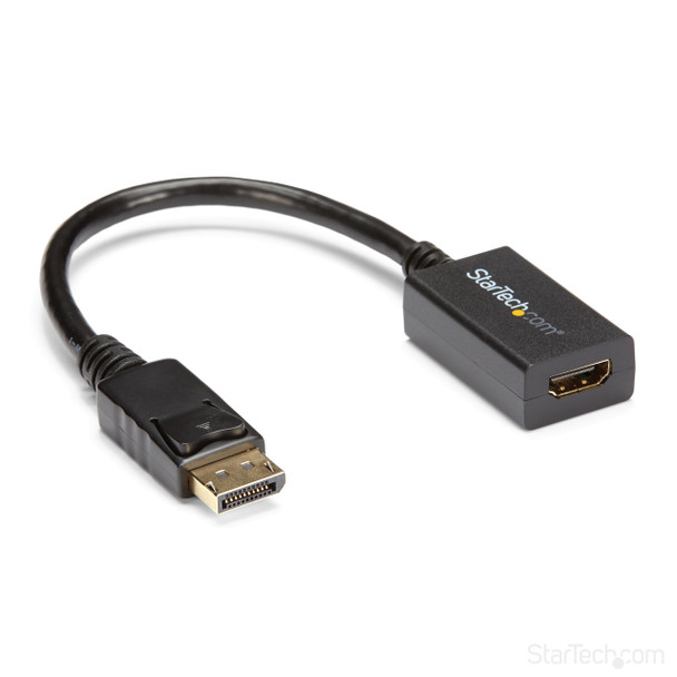 Startech.Com Displayport To Hdmi Adapter - Dp 1.2 To Hdmi Video Converter 1080P - Dp To Hdmi Monitor/Tv/Display Cable Adapter Dongle - Passive Dp To Hdmi Adapter - Latching Dp Connector Dp2Hdmi2