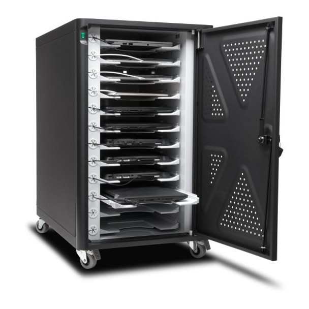 Kensington K64415NA portable device management cart/cabinet Portable device management cabinet Black 64415