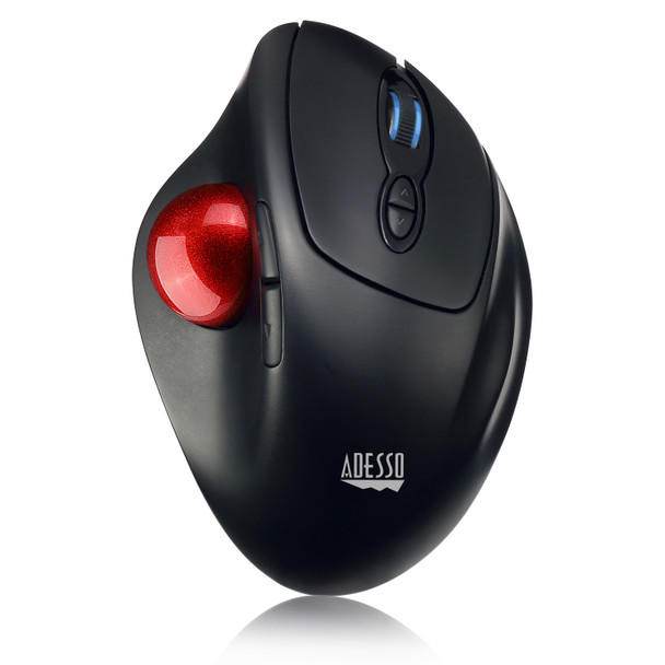 Adesso Imouse T30 - Wireless Programmable Ergonomic Trackball Mouse Imouse T30