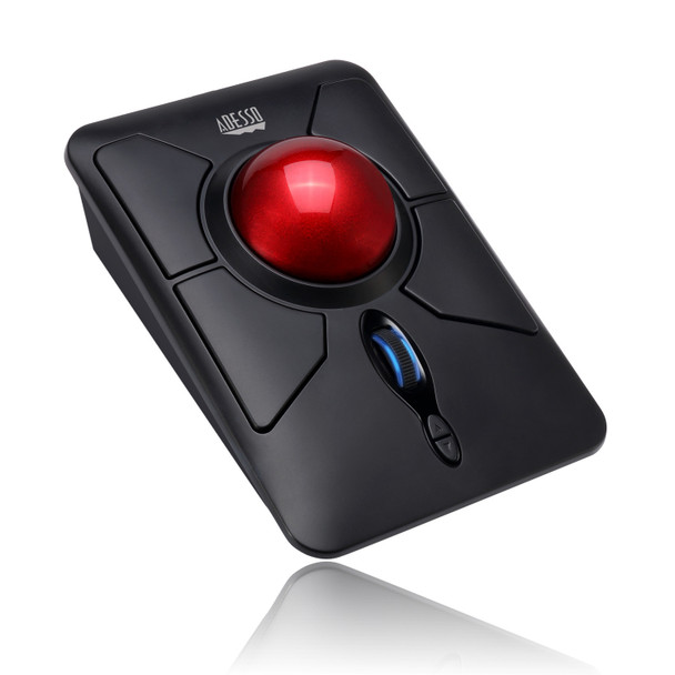 Adesso iMouse T50 - Wireless Programmable Ergonomic Trackball Mouse IMOUSE T50