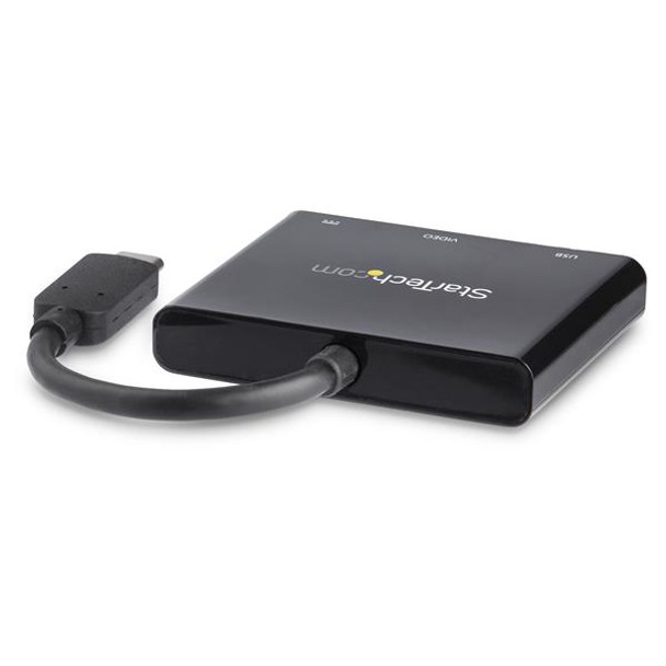 Startech.Com Usb-C Multiport Adapter With Hdmi - Usb 3.0 Port - 60W Pd - Black Cdp2Hduacp