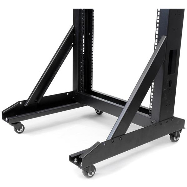 Startech.Com 2-Post Server Rack With Casters - 42U 2Postrack42