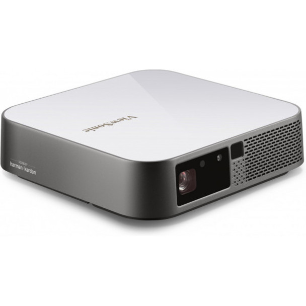 Viewsonic M2E Data Projector Standard Throw Projector 400 Ansi Lumens Led 1080P (1920X1080) 3D Grey, White M2E