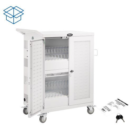 Tripp Lite CSC32ACWHG portable device management cart/cabinet White CSC32ACWHG