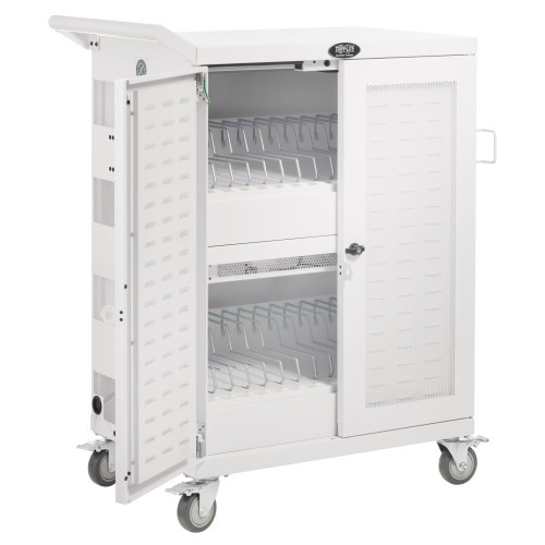 Tripp Lite CSC32ACWHG portable device management cart/cabinet White CSC32ACWHG
