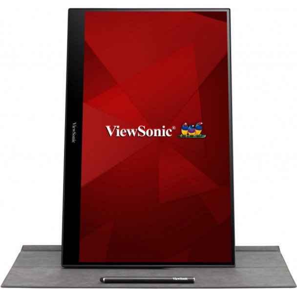 Viewsonic Td1655 Touch Screen Monitor 39.6 Cm (15.6") 1920 X 1080 Pixels Multi-Touch Multi-User Black, Silver Td1655