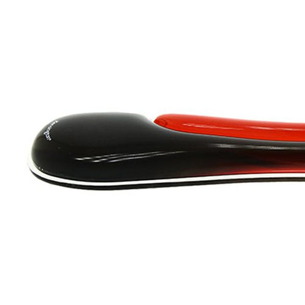 Kensington K62398AM wrist rest Gel Black, Red K62398AM