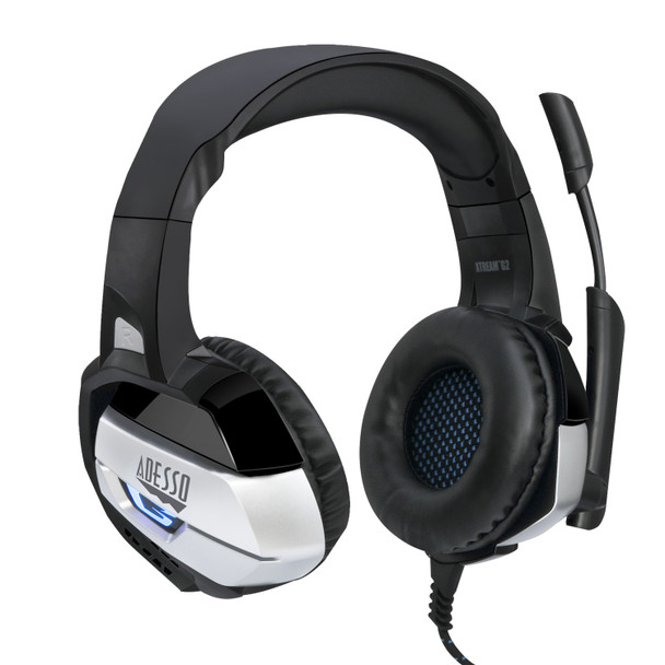 Adesso Stereo USB Gaming Headphone/Headset with Microphone XTREAM G2