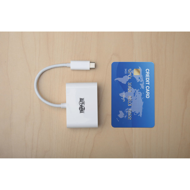 Tripp Lite USB C to HDMI External Video Adapter with USB-A Hub and USB-C PD Charging Ports, Thunderbolt 3 Compatible, 3840 x 2160 (4K x 2K) @ 30Hz U444-06N-H4U-C