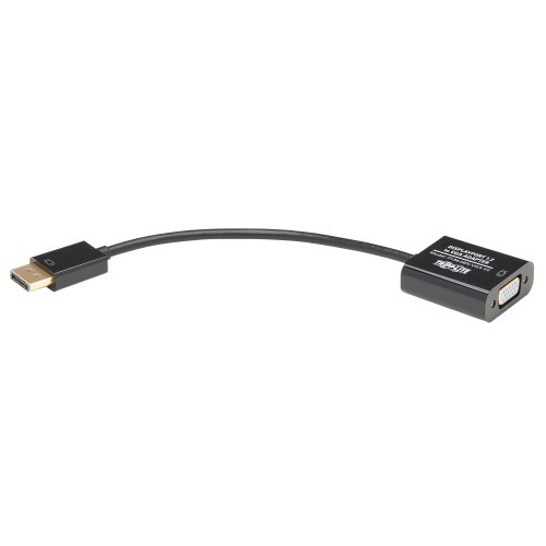 Tripp Lite DisplayPort to VGA Active Adapter Video Converter , DP ver 1.2 (M/F), 6-in. (15.24 cm) P134-06N-VGA-V2