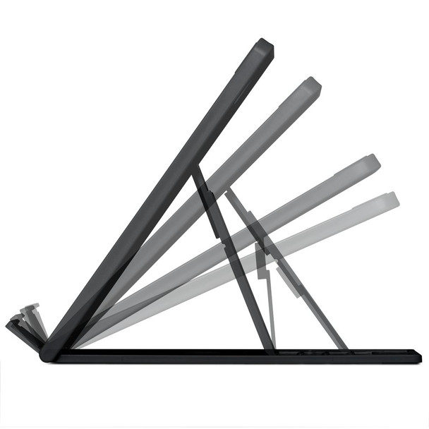Kensington Smartfit® Easy Riser™ Go Adjustable Ergonomic Riser For Up To 17” Laptops – Black K50422Ww