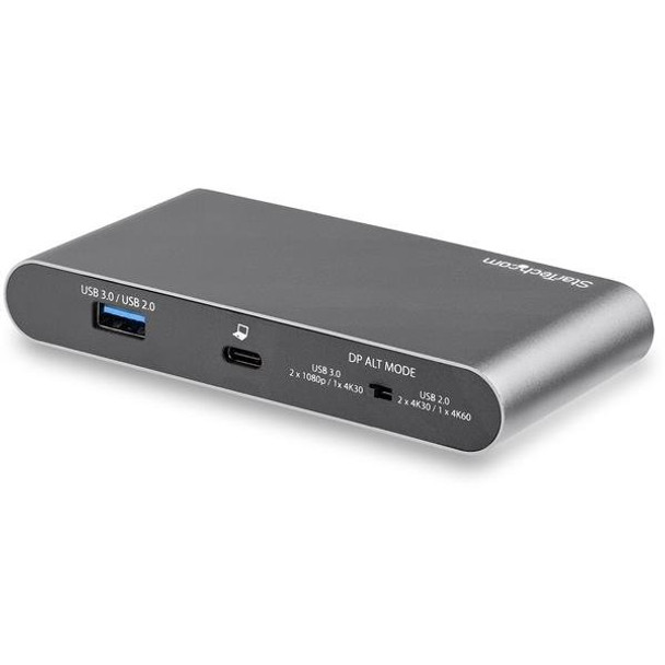 Startech.Com Usb C Dock - 4K Dual Monitor Hdmi Display - Mini Laptop Docking Station - 100W Power Delivery Passthrough - Gbe, 2-Port Usb-A Hub - Usb Type-C Multiport Adapter - 3.3' Cable Dk30C2Hagpd