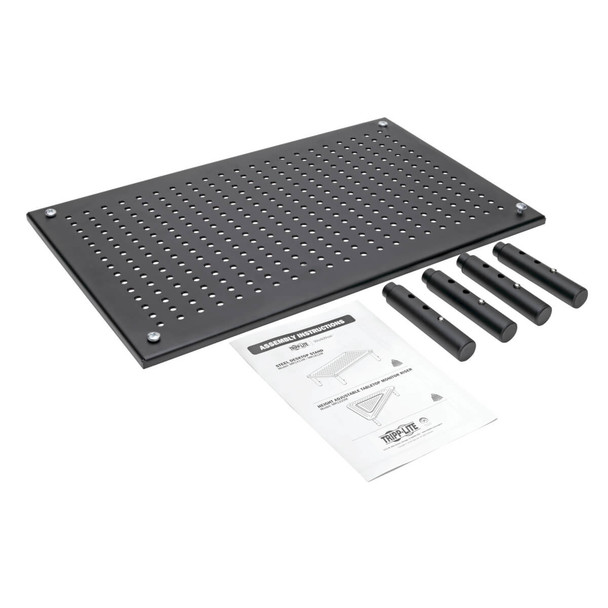 Tripp Lite Monitor Riser for Desk, 18 x 11 in. - Height Adjustable, Metal, Black MR1812M