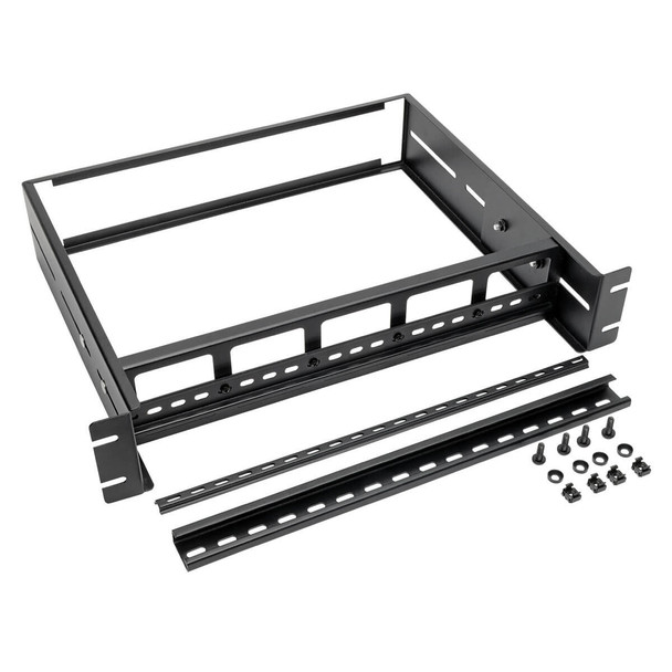 Tripp Lite Adjustable Rack-Mount DIN Rail Kit Top Hat, Mini Top Hat and G-Style Rails SRDINRAIL2U