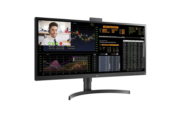 LG 34CN650N-6A All-in-One PC/workstation 86.4 cm (34") 2560 x 1080 pixels Intel Celeron 4 GB DDR4-SDRAM 16 GB eMMC All-in-One thin client Wi-Fi 5 (802.11ac) Black 34CN650N-6A