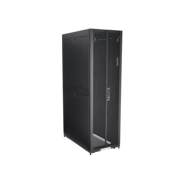 StarTech.com 42U Server Rack Cabinet - 4-Post Adjustable Depth (3" to 35") IT Network Equipment Rack Enclosure with Casters/ Vented/Locking /3315lb /Dell PowerEdge HP ProLiant ThinkServer RK4242BK24